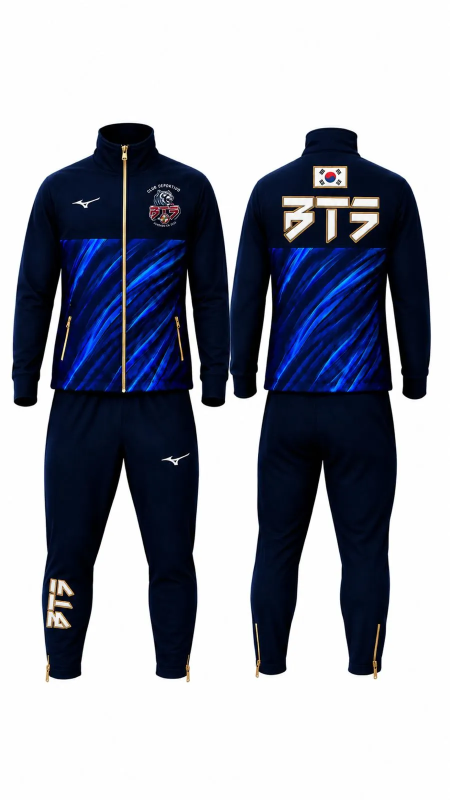 Buzo completo oficial del Club Deportivo BTS